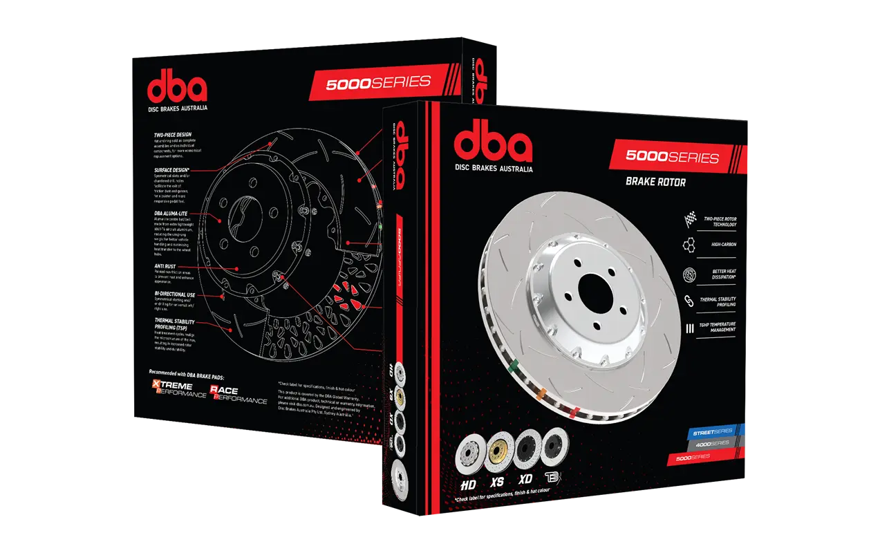 Juego discos 2 piezas - 5000 series - T3 Slotted Black Hat