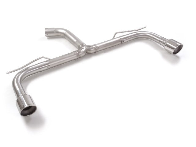 Tramo trasero grupo N doble en acero inox con salidas redondas 102 mm Sport Line - Ragazzon