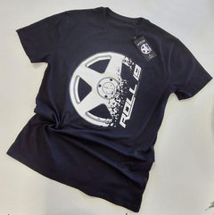 Camiseta overlow ROLL19 - Negro