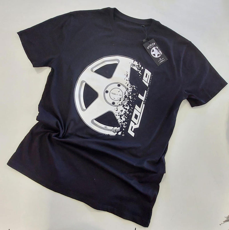 Camiseta overlow ROLL19 - Negro