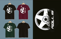 Camiseta Overlow ROLL19 - Burdeos