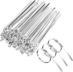 PAQUETE 100 BRIDAS METALICAS 4.6X200MM