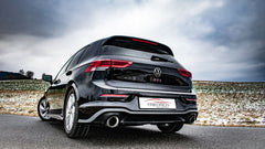 Silenciador trasero deportivo dúplex de 76 mm para VW Golf VIII GTI