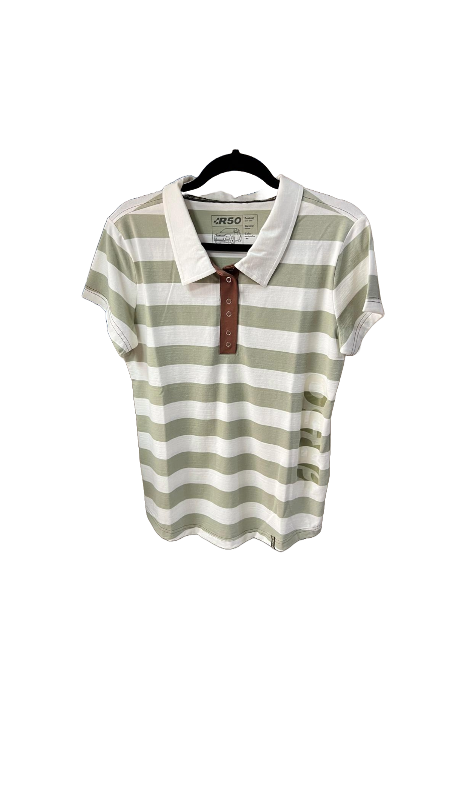 Camisa Polo Mujer Vw R50 Rayas T. XL