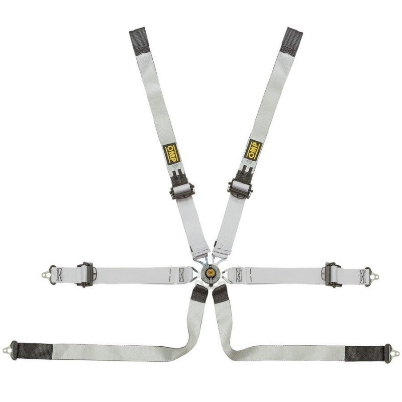 ARNES OMP 6 PUNTOS ONE-D 2" PARA PROTOTIPO FIA 8853-2016 NEGRO/BLANCO