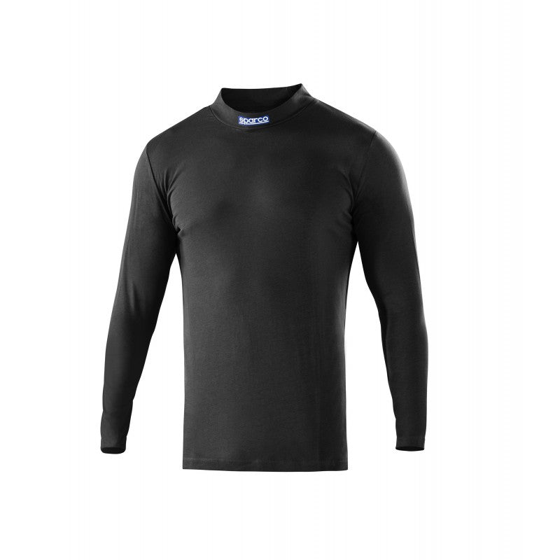 CAMISETA LARGA CUELLO ALTO B-ROOKIE TOP COT NEGRO