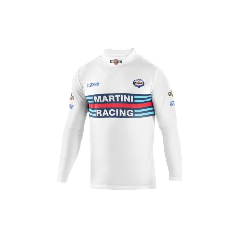 CAMISETA LARGA CUELLO ALTO LONG SLEEVE MR BLANCO