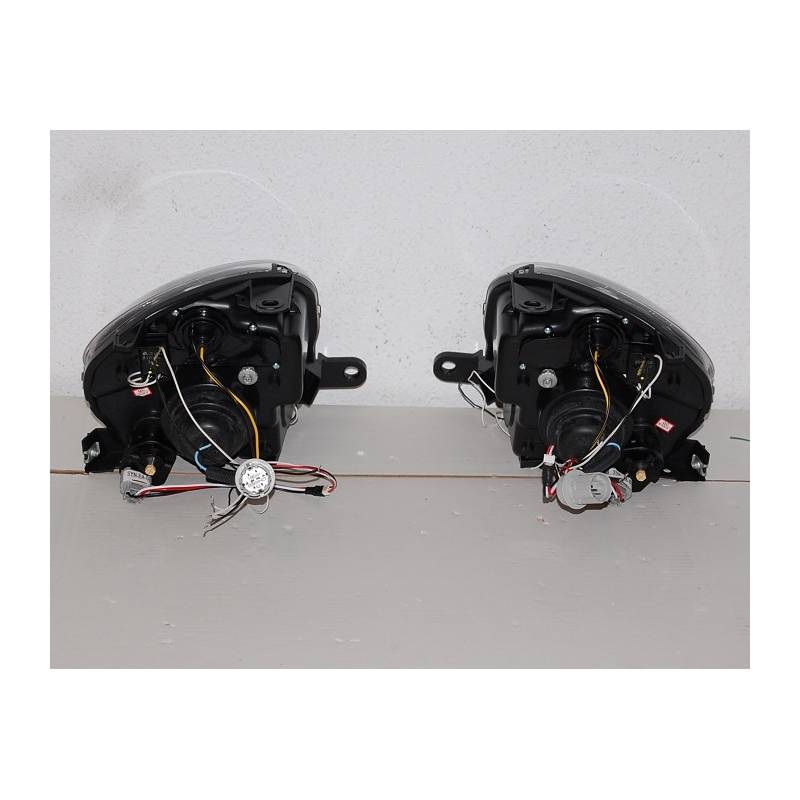 Faros Delanteros Abarth 500 Luz Día Black