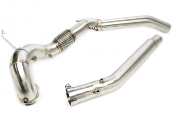 Downpipe TA Technix sin catalizador con OPF/2 piezas, compatible con Audi, Seat, Skoda y VW - MQB EA888/ Generación 4