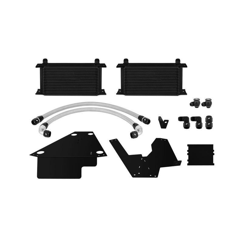 Kit radiador de aceite Mitsubishi Lancer Evolution 10, 08+ Negro