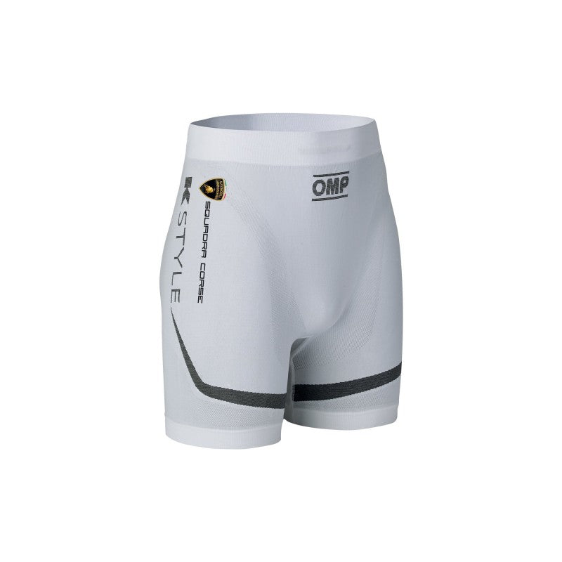 PANTALONES CORTOS KS SUMMER LAMBORGHINI OMP BLANCO TALLA XL/XXL