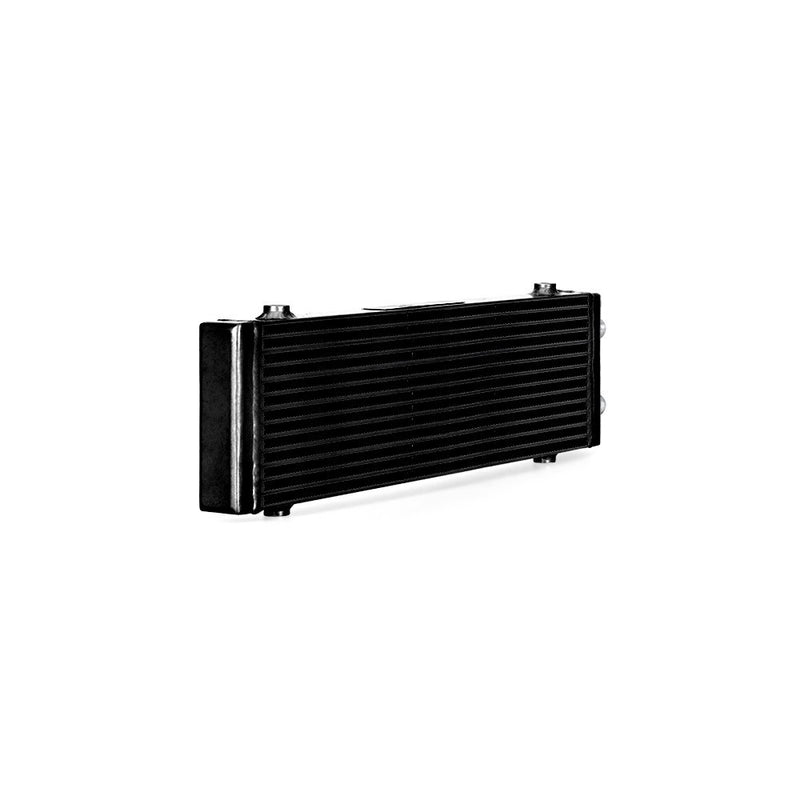 Radiador de aceite universal de doble paso, grande Negro