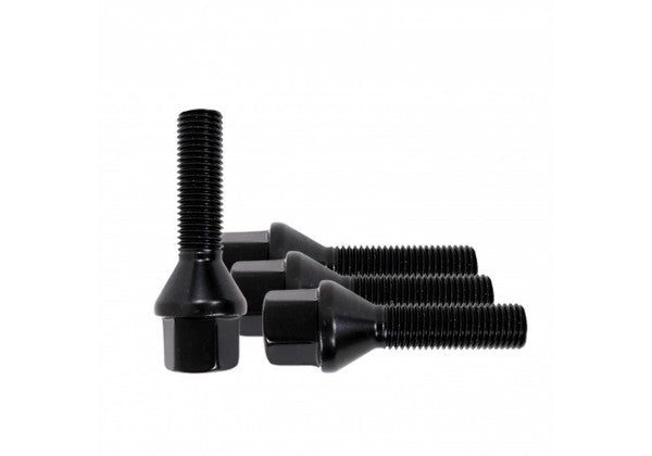 4 X TORNILLOS 12X1.25X36 CONICO 60 HEX 17 NEGRO