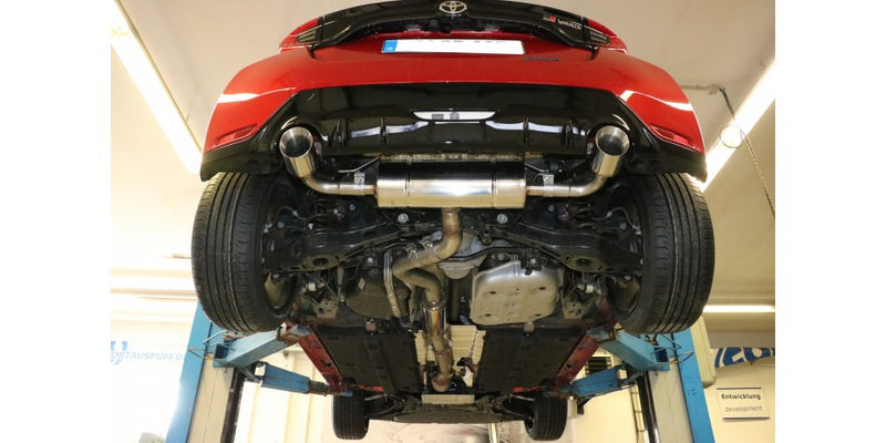 Silenciador trasero Toyota Yaris P21 GR cruce salida derecha/izquierda - 1x100 tipo 25 - Fox