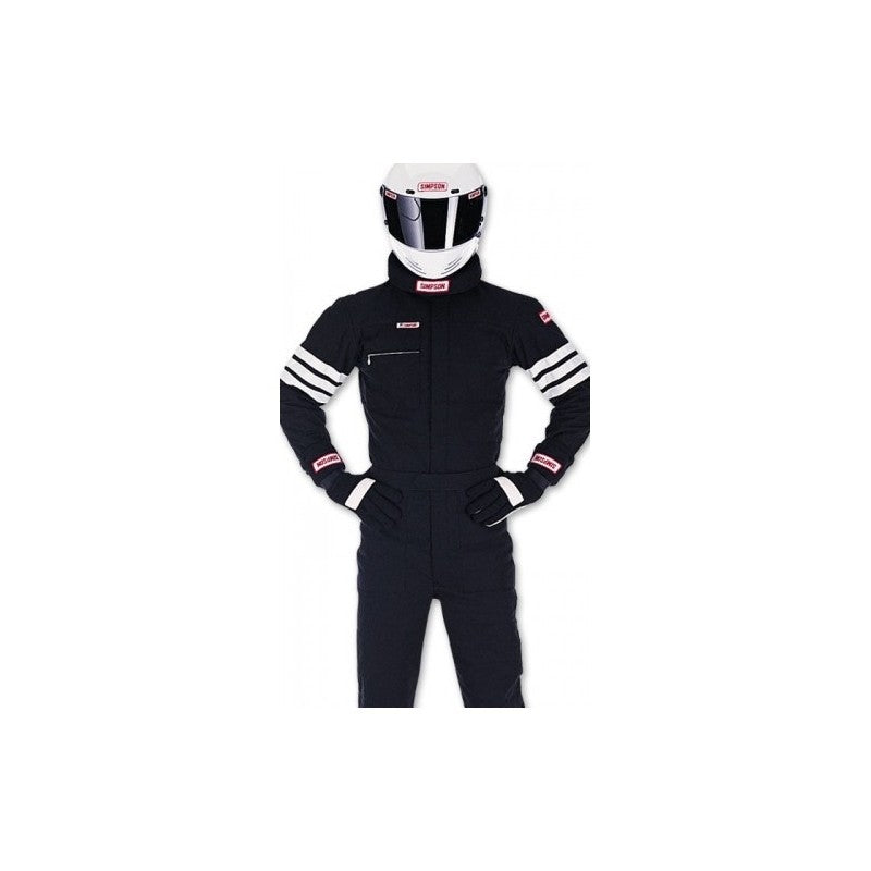 TRAJE ESTÁNDAR DE 2 CAPAS SFI-5 TALLA S NEGRO