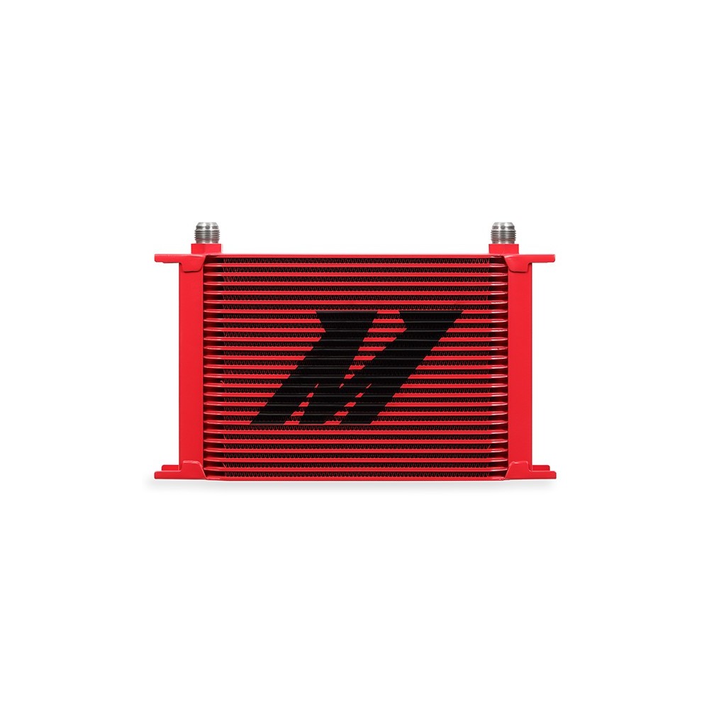 Universal 25-Celdas Oil Cooler, Rojo