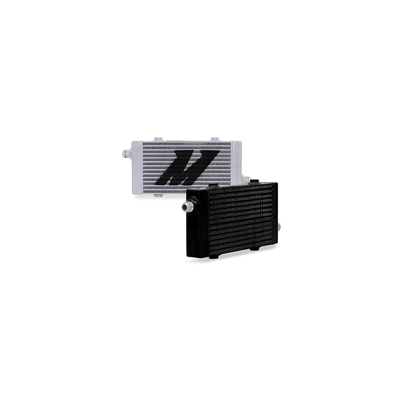Universal Cross Flow Bar & Plate Oil Cooler, Small, Plata