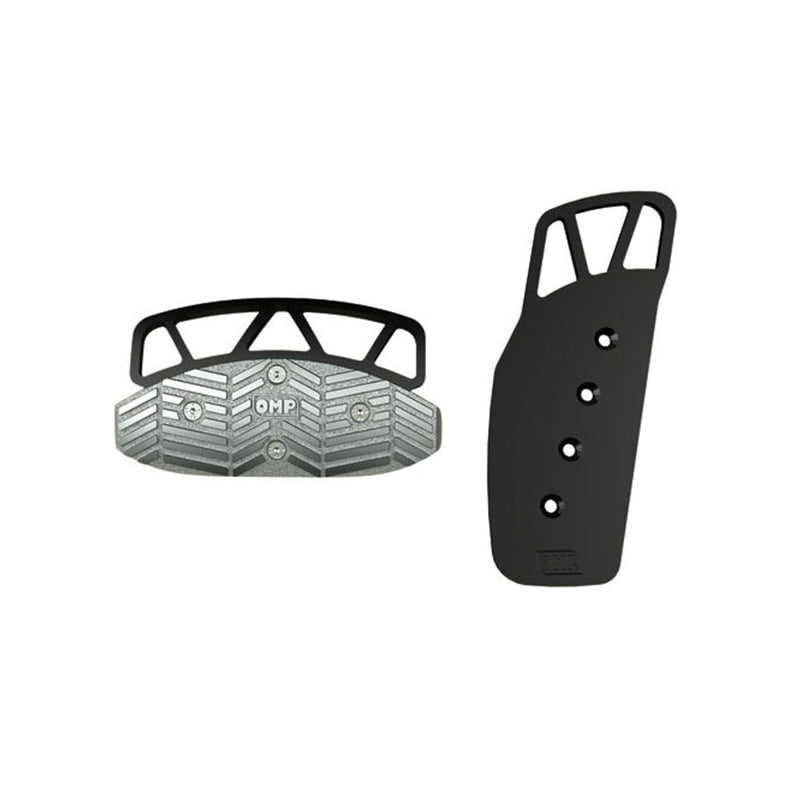 2 PEDALES SET ANODIZADO ALUMINIO NEGRO - OMP