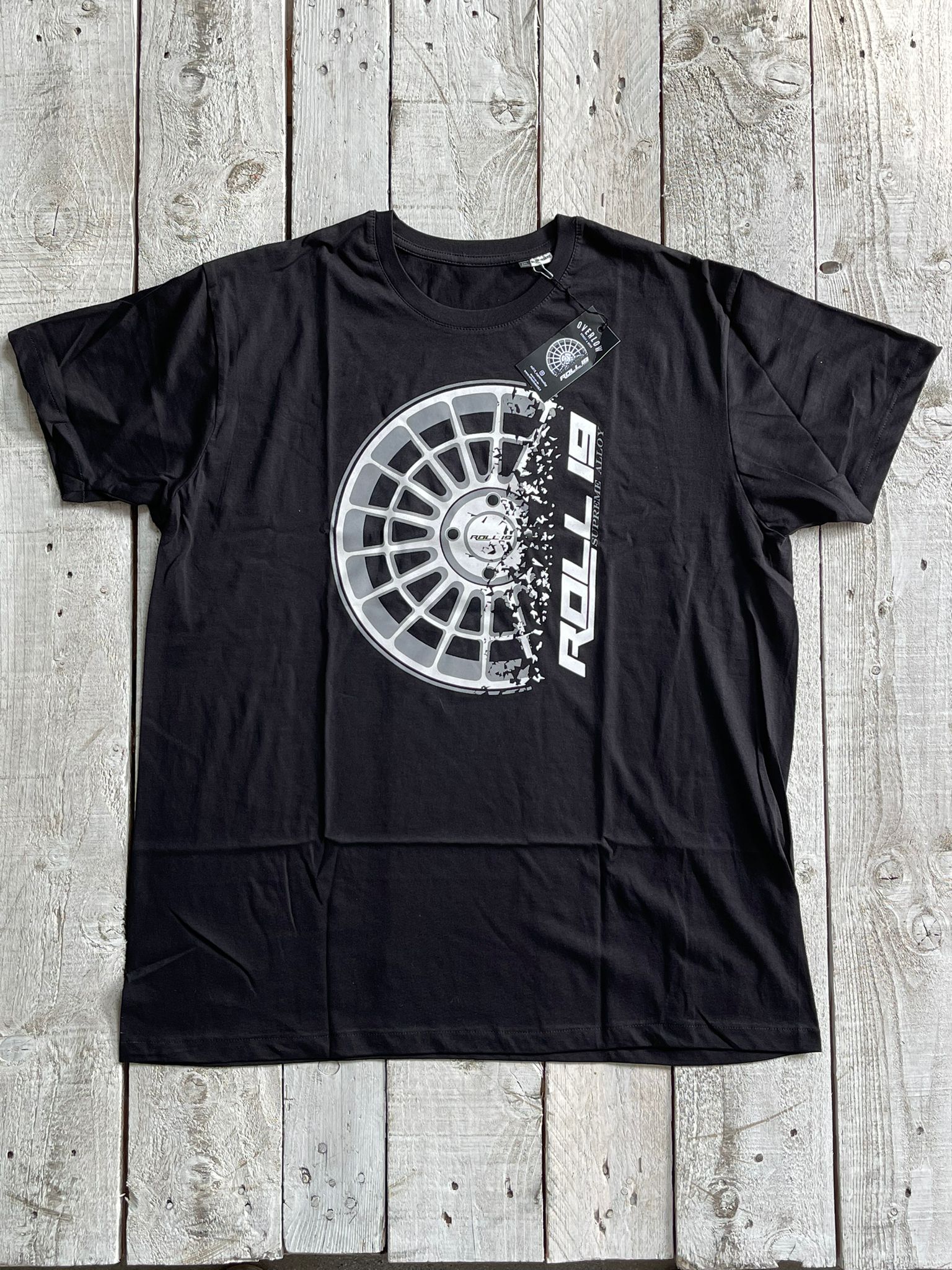 Camiseta ROLL19 - Negro