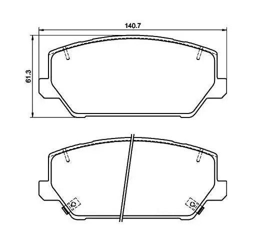 Pastillas de freno traseras 8715 Pro Track (PBS Brakes)