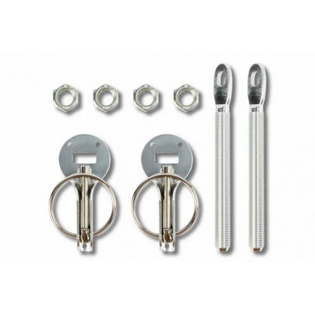 Kit cierre capot muelle - Plata