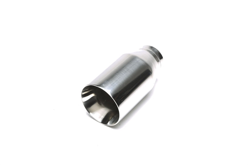 Cola de escape TA Technix de acero inoxidable universal 100mm redondo / liso