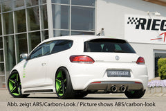 Difusor Trasero VW Scirocco R negro brillo - Rieger