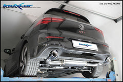 Silencioso final racing con salidas 100mm redondas – Volkswagen Golf MK8 GTI (Inoxcar)