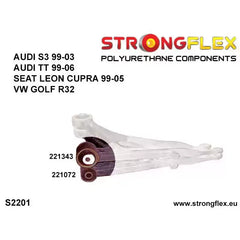 Kit de silentblocks de suspensión completo SPORT – S3 8L/TT 8N (Strongflex)