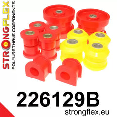 Kit silentblocks suspensión trasera – S3 8L/TT 8N (Strongflex)