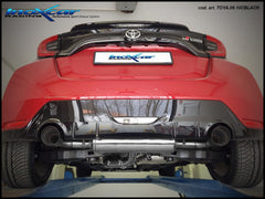 Silencioso final racing 65mm con colas 100mm – Toyota Yaris GR (Inoxcar)