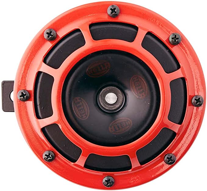 Bocina - B133 - 12V - 118dB - Color de carcasa: rojo/negro - Hella