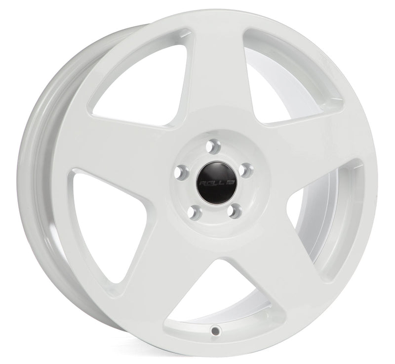 Llantas de aleación ROLL19 R14 17'' Ancho 7.5 4x100 ET 47 CB 73.1 Blanco