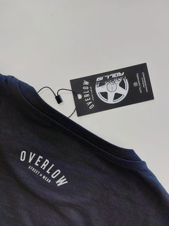 Camiseta overlow ROLL19 - Negro