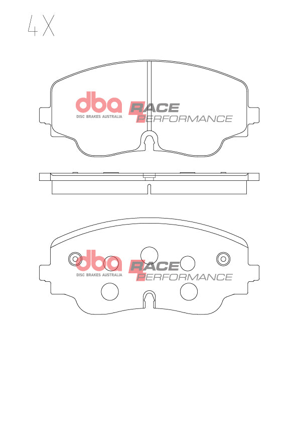 Pastillas de freno Race Performance – VW Golf MK8 GTI/R (DBA)