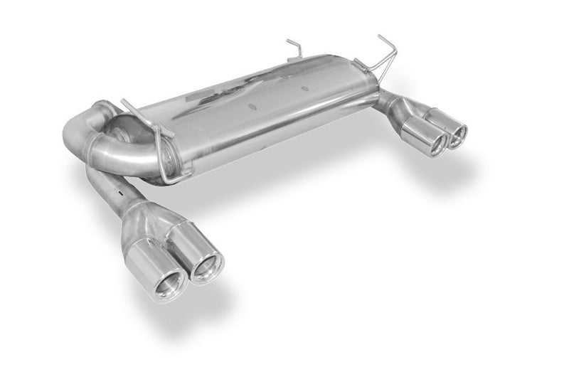 Silenciador final para Nissan 350Z, salida cruzada, Ø70 mm, derecha/izquierda - 2x