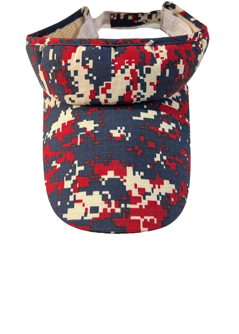 Gorro Visera Camuflaje Rojo