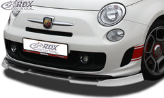 Spoiler delantero RDX VARIO-X para FIAT 500 Abarth labio delantero labio alerón delantero de aproximación frontal