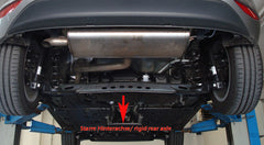 VW Golf VII - 1,2l (rigid rear axle) front silencer replacem
