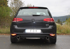 VW Golf VII - rigid rear axle - GTI-Look final silencer righ