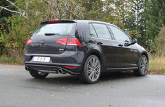 VW Golf VII - rigid rear axle - GTI-Look final silencer righ