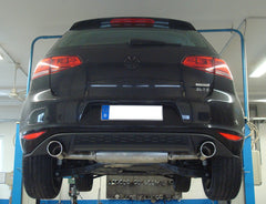 VW Golf VII - rigid rear axle - GTI-Look final silencer righ