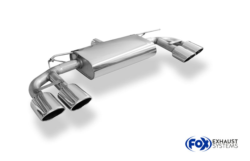 VW Golf VII R - 4-Motion final silencer right/left - 2x115x8