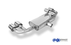 VW Golf VII R - 4-Motion final silencer right/left - 2x115x8
