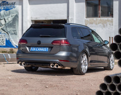 VW Golf VII Variant R - 4-Motion Silenciador trasero y delantero - 2x100 Tipo 29 derecho/izquierdo- Fox