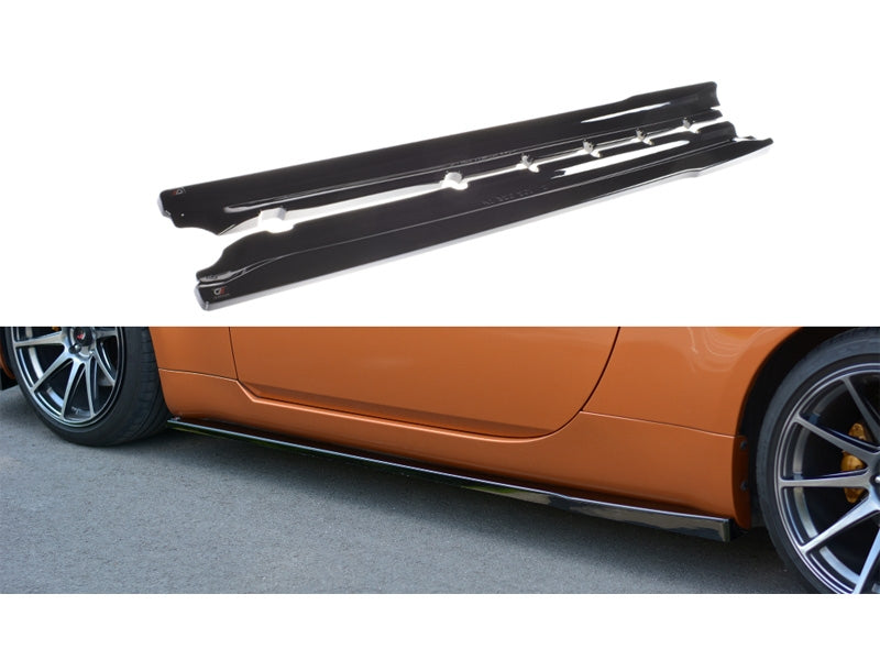 Taloneras laterales (side splitters) compatibles con Nissan 350Z - Maxton Design