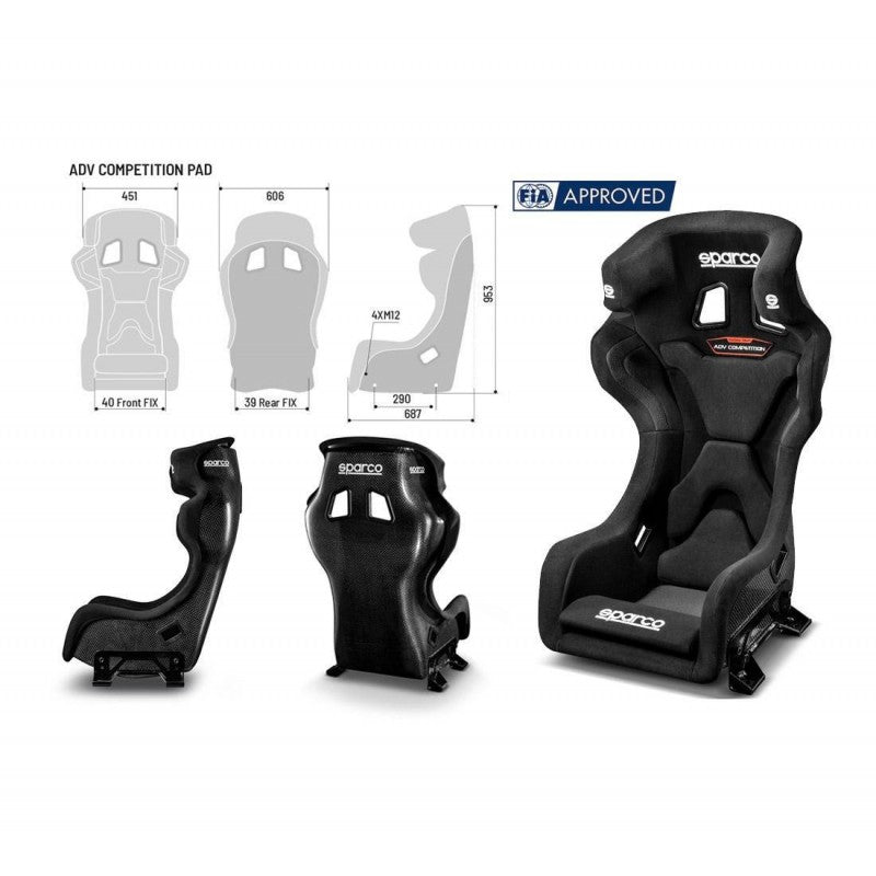 ASIENTO ADV COMPETITION PAD 8862-2009