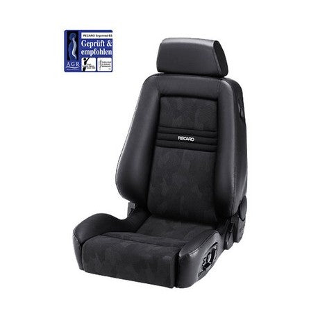 ASIENTO RECARO ERGOMED ES CLIMA ARTISTA NEGRO/PIEL NEGRO PILOTO