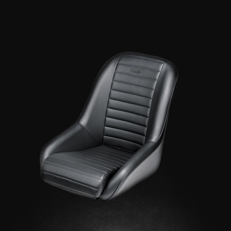 ASIENTO OMP VINTAGE SILVERSTONE NEGRO