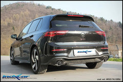 Silencioso final racing con salidas 100mm X-Race – Volkswagen Golf MK8 GTI (Inoxcar)